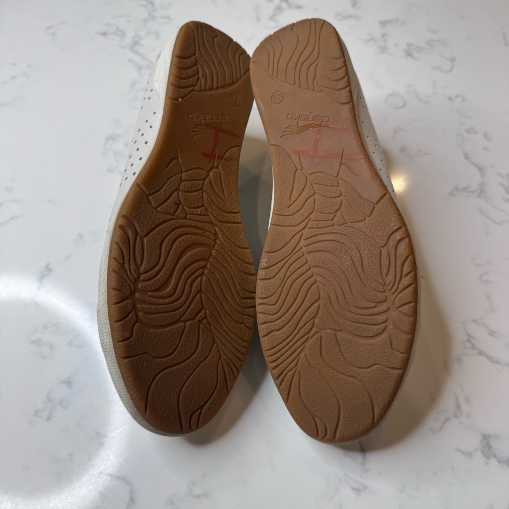 Dansko Orli Ivory Leather Low Top Casual Shoes Sneaker Women's Size 9.5-10 (40) - Picture 9 of 12